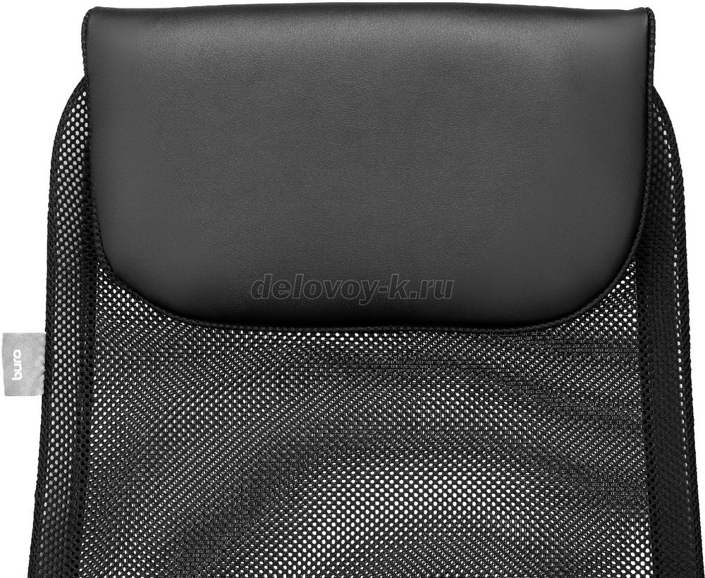 Кресло руководителя Бюрократ CH-607SL сетка/ткань, подголовник экокожа, крестовина металл хром фото 5