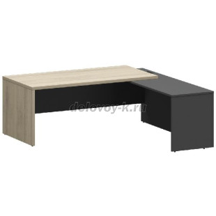 КZР-20 R Стол руководителя с приставкой правый 2000х2000х750 рис1