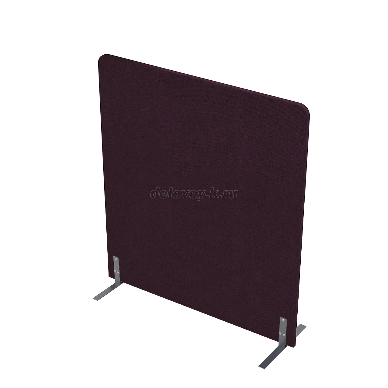 011.МПО.1214 Акустическая мобильная перегородка на стационарных опорах 1200*450*1400 фото