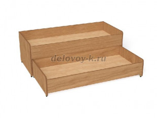 Кровать 2-х ярусная выкатная, 1430*650*500 (КР-012) рис1