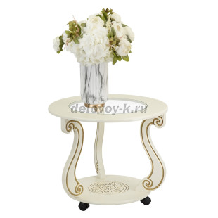 Стол журнальный Грация С на колесах рис4
