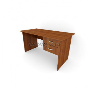 Стол письменный с тумбой Д-014т 1400*600*750 рис1