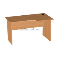 Стол рабочий левый вишня оксфорд рис2