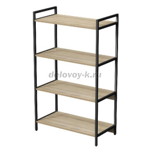 10СС.4.800 Стеллаж средний 4 полки, широкий (800*400*1328) рис1