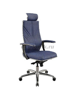 Кресло руководителя METTA Samurai Велюр B2-13U мультиблок со слайдером рис1