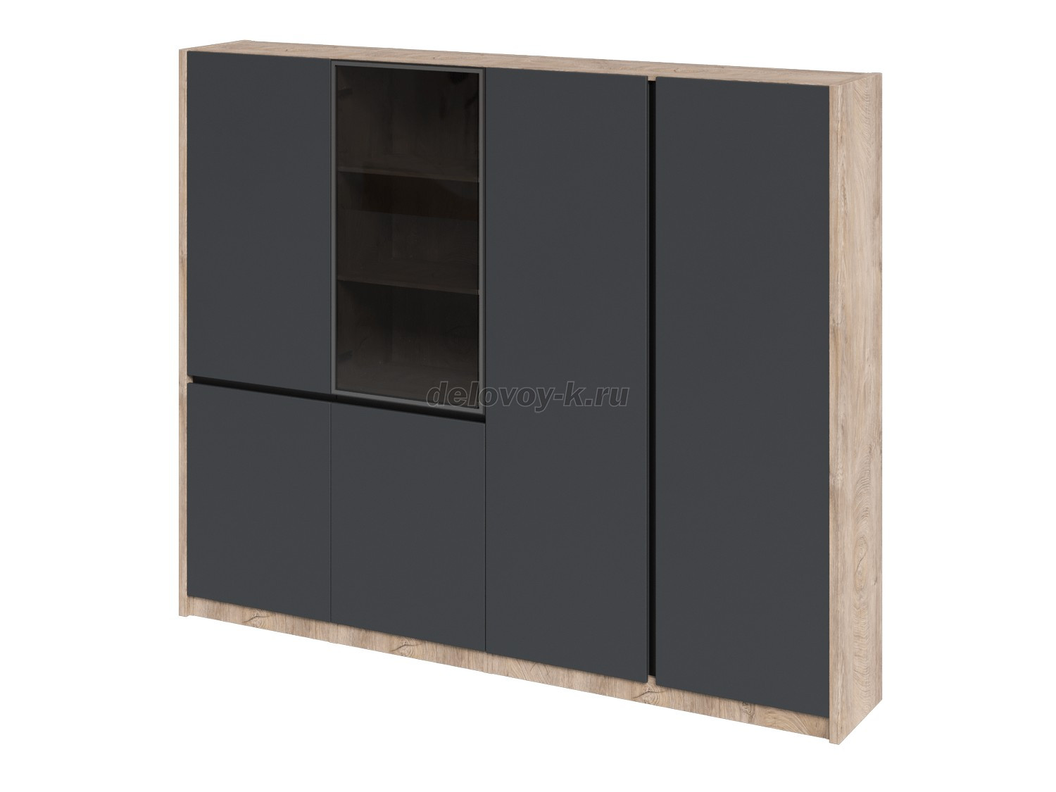 Шкафная группа EN.SH-4 (2459х400х2000) EN.SH-602 +EN.SH-603+EN.GR-601+EN.BK-604+EN.GL.C-1200.BL фото