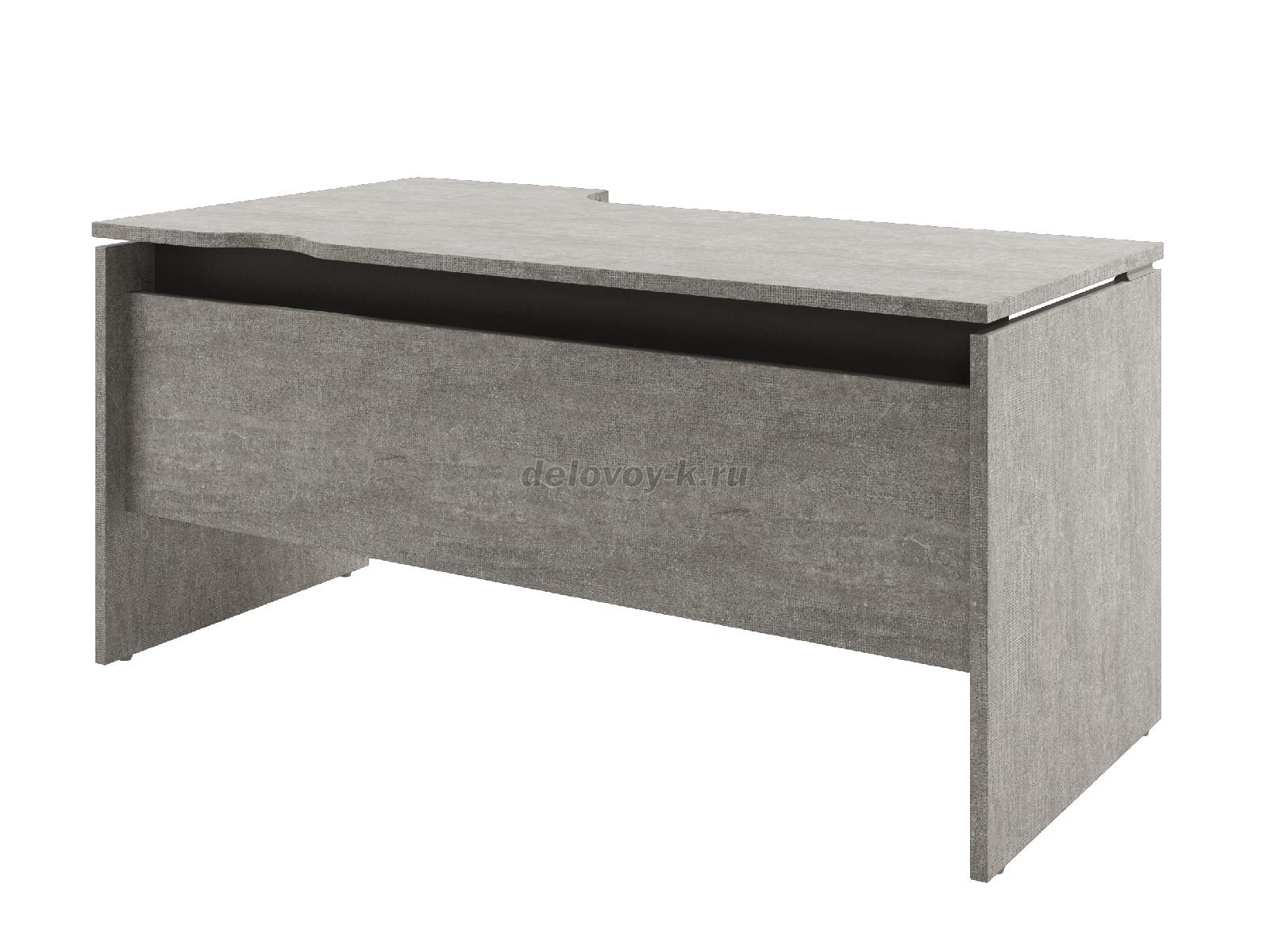 D-36пр Стол эргономичный правый с двойной царгой. фото