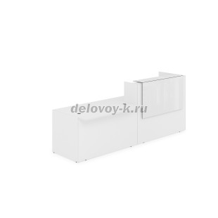 1КРС-КЛ.007 Комплект Ресепшн с фартуком HPL 2832*901*1149 без подсветки рис5