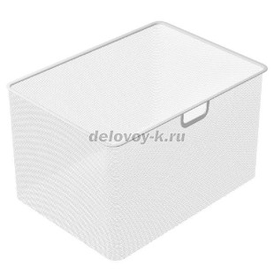 Корзина мелкосетчатая GBM 60х30 белая Практик HOME рис1