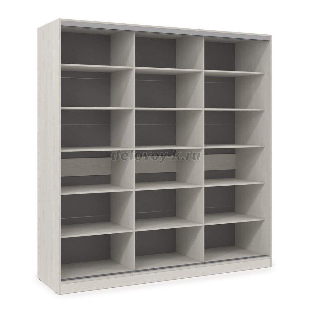 ШКЗЗЗ.24.7 Шкаф-купе 3-дверный Comfort (2398*600*2201) 3 зеркальные двери фото