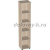 V-2.6 Стеллаж высокий узкий 391х387х1980 Дуб Сонома_1000
