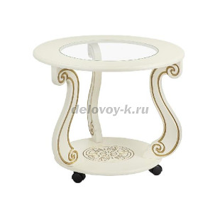 Стол журнальный Грация С на колесах рис1