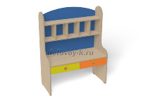 Книжная выставка с ящиками, 1040*480*1300 (желтый (ая), Вариант 13) рис1