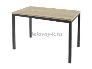 Стол 1200*700 на металлокаркасе Lite IL-30 (Дуб Сонома/Антрацит) рис1