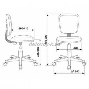 Кресло детское Бюрократ CH-W204NX рис2