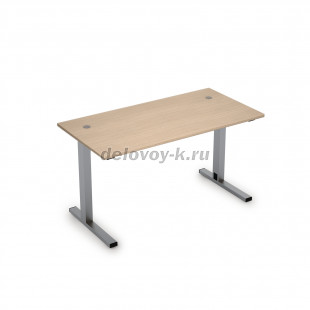 2MLK.089 Стол рабочий прямолинейный на L-опорах с кабель-каналом (1400*800*750) рис2