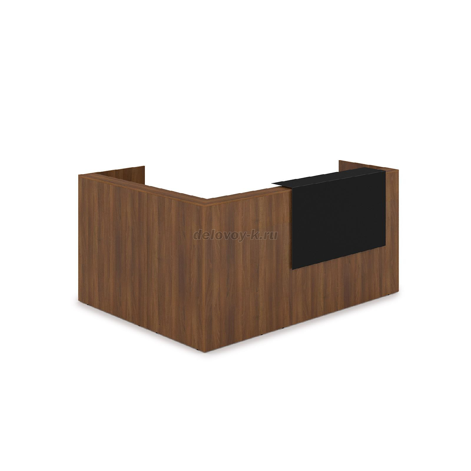 1КР-КЛ.102.1 Комплект Ресепшн с фартуком HPL 2344*1765*1149 с подсветкой фото