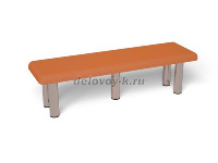 Банкетка на металлических ножках (малая, голубой (ая), 300*900) рис1