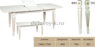 Стол «Гранд-1» лак рис1