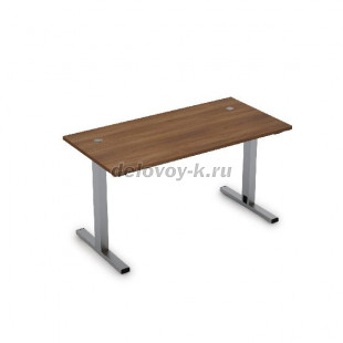 2МТ.184 Стол рабочий прямолинейный на T-опорах (1600*800*750) рис1