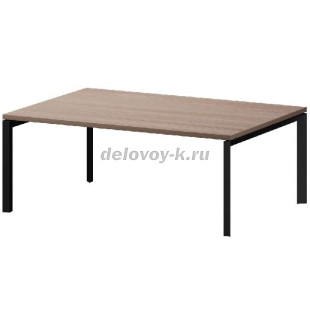 КТМ-20.14.38  Стол переговорный на металлокаркасе 2000*1400*750 (Темный шимо) рис1
